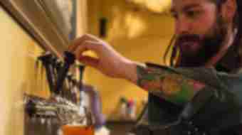 Bartender Pouring Beer
