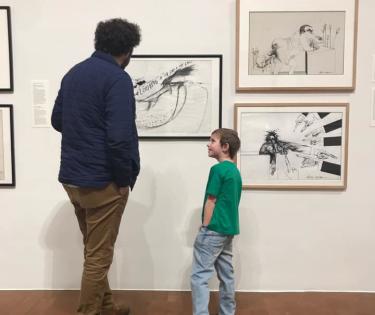 Family in main gallery