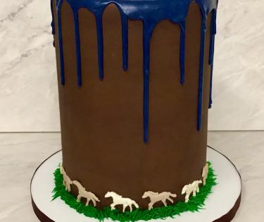 Martine's Horse Cake KY Blue